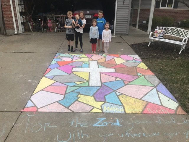 Chalk art